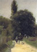 Pierre Renoir Landscape with Two Figures oil painting on canvas